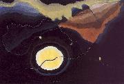 Arthur Dove Me and the Moon oil on canvas